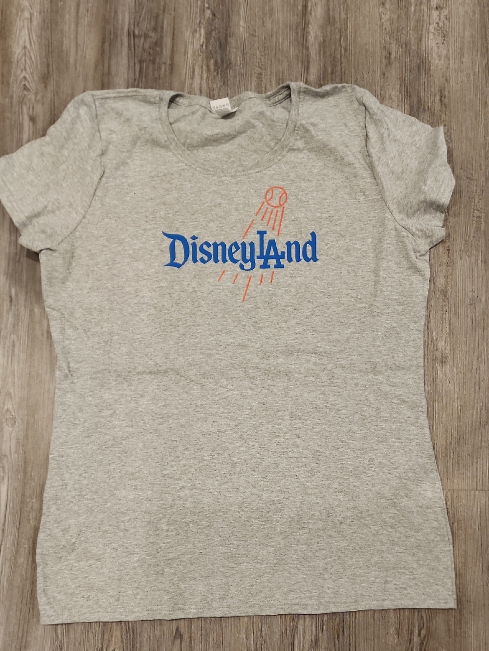 Disneyland x LA Dodgers Tee | Handmade Graphic Shirt | Women’s Large | MLB Disne